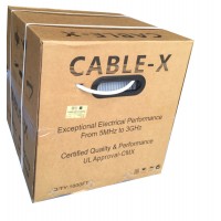 BOSS 750153 RG6 Quad Cable ETL 1000FT